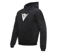 Dainese Motorbike Motorcycle Daemon-X Safety Hoodie Full Zip - Black / White