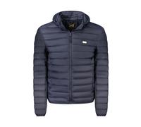 Polyester Jacket with Zip Closure and Pockets - male - Cavalli Class - Winter Jackets - Blue - XL - Jackets XL