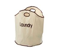 Polyester Laundry Bag, Lightweight And Durable Premier Housewares Cream One Size