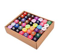 Polyester Material Home Embroidery Sewing Machine Thread Sewing Machine Thread Set Polyester Material Overlock Machine Thread Hand Sewing Thread for Accessories