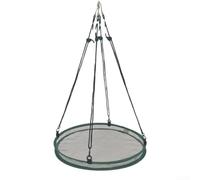 Polyester Mesh Bird Feeder Net for Suspension Feeding Reduces Waste Compared to Traditional Tray Feeders (40cm)
