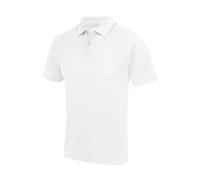 Polyester polo Just Cool Cool Blanc 5XL