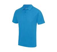 AWDis Just Cool JC040 Mens Cool Polo Shirt - Sapphire Blue - 2XL