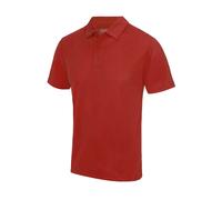 AWDis Just Cool JC040 Mens Cool Polo Shirt - Fire Red - 3XL