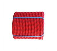 Polyester Rope All-Purpose Utility Rope For Marine Outdoor And DIY Non-slip And Waterproof(Red-12mm,30m)