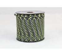Polyester Rope Mini Spool 2mm Kingfisher Evolution Performance Rope Approx 25m Low Stretch Durable Cord for Control Lines Halyards Marine Camping DIY General Purpose Use, Colour - Black