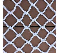 Polyester Rope Stair Net for Kids Safety - Outdoor Playground Protective Netting, Cargo Railings & Garden Decoration, 3x3M (10x10FT) Woven Safety Net