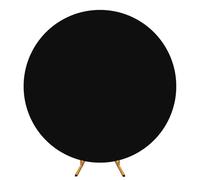 Polyester Round Covers For Wedding Party Decoration Elastic Bands Backdrop Covers Photography Studio Background Balloon Arch Stand Cover