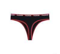 Polyester Seamless Athletic Briefs Low Rise Letter Design | Seamless construction, letter print design, low waist fit, moderate elasticity, for sport for leisure wear