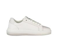 Polyester Sneaker with Contrasting Details and Logo Print - female - Calvin Klein - Sneakers - White - 7 UK - Shoes 7 UK