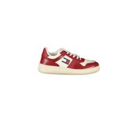Polyester Sneaker with Cushioned Sole - female - Tommy Hilfiger - Sneakers - Red - 5 UK - Shoes 5 UK