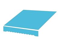 Polyester Sunshade Canopy Fabric UV Protection Replacement Cloth for Balcony & Terrace A04 4x1.5m Waterproof Outdoor ShadeSun Protection Cover