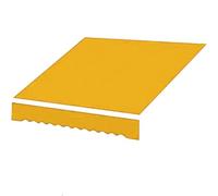 Polyester Sunshade Replacement Fabric UV Protection Canopy & Curtain 3.5x3m for Balcony & Terrace Weather-Resistant Outdoor CoverErsatz Tuch