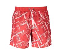 Polyester Swimwear - male - Karl Lagerfeld - Beachwear - Red - S - Swimwear S