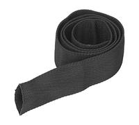 Polyester Winch Rope Protector, Fydun Polyester Winch Rope Protective Sleeve Black Universal For 3cm/1.18inches Width Cable Line(2M)