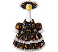 Polyester Witch Outfit for 23 Inch Porch Goose(Golden Pumpkin)