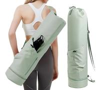 Polyester Yoga Mat Carrier with Long Shoulder Strap, Essential Yoga Accessory, 29.5 X 7.5 X 7.5 Inches,