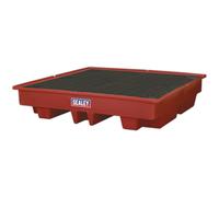 Polyethylene Barrel Bund - 1280 x 12800 x 275mm - Holds 2 x 205L Drums - 240L