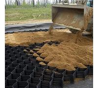 Polyethylene Gravel Grid 2" Height 3x6m / 10x20ft - Ground Stabilizer for Driveways, Pathways, Retaining Walls, Recement Mesh for Outdoor Use