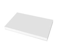 Polyethylene Sheets, White PP Plastic Solid Block Length 500mm Width 200Mm for DIY Projects, Industry, Machining，1pcs(200x500x5mm)