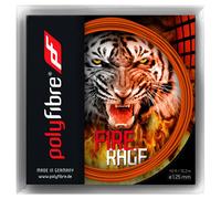Polyfibre Fire Rage 16L 1.25mm Tennis Strings Set