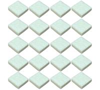 Polyfibre Picture Frame Bumpers 15mm Square x 5mm Thick - Cream Felt-Like Self-Adhesive Pads for Frames & Mirrors (Pack of 50 Pairs (100 bumpers))