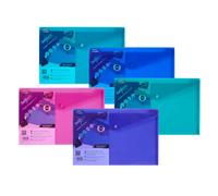 Polyfile Foolscap Electra Assorted - 5 Files