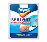 Polyfilla White Bathroom and Kitchen Sealant Tape 22mm