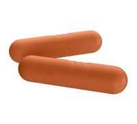 Polyfit Dumbbell Weight Bars for Women - 3.3 LB Each | 6.5 LB Pair - Dumbbell Set for Walking, Yoga, Dance, Barre, Pilates, Cardio, Aerobics - Rust