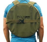 Polyfit PL8 Backpack for Olympic Weight Plates - Weighted Backpack for Strength Training, Rucking, and Gym Workouts