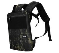 Polyfit Rucking Backpack 2.0 - Weighted Ruck Pack for Weight Plates - Patent Pending Side-Loading Rucksack for Exercise, Black Camo, L, Fitness