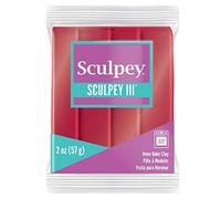 Polyform 465011 Sculpey III Polymer Clay 2 Ounces-Deep Red Pearl