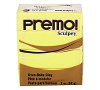 Polyform 465014 Premo Sculpey Polymer Clay 2 Ounces-Sunshine