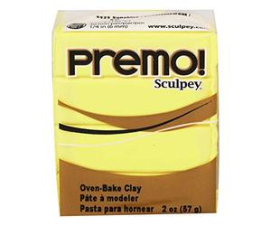 Polyform 465014 Premo Sculpey Polymer Clay 2 Ounces-Sunshine