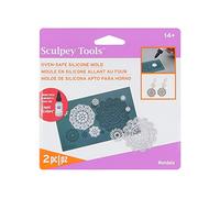 Polyform Liquid Sculpey Silicone Bakeable Mold W/Squeegee-Mandala, One Size