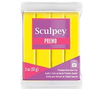 Polyform Premo Sculpey Polymer Clay 2Oz Zinc Yellow Hue, Acrylic, Multicolour, 1.9x4.49x5.71 cm