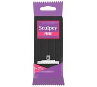 Polyform Premo Sculpey Polymer Clay 8 oz, Black, Pack of 1