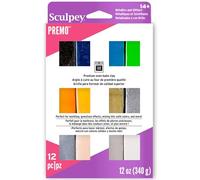 Polyform Premo Sculpey Polymer Clay Multipack 1 oz 12 kg Mixed Effects