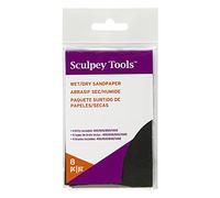 Polyform Sandpaper Variety Pack 2.75-inch x 4.5-inch, Acrylic, Multicolour