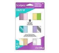 Polyform Sculpey III Multi Pack 12pc Pearl&Pastel