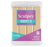 Polyform Sculpey III Polyform 2oz/ 56g (Tan) | Polymer Clay, Perfect for Jewelry, Home Decor, and General Crafting