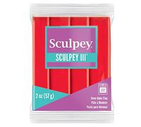Polyform Sculpey Polymer Oven Bake Coloured Modelling Clay 2Oz Red Hot
