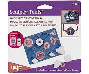 Polyform Sculpey Silicone Bakeable Mold-Cabochon