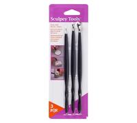 Polyform Sculpey Style Detail Tool Set - 3 Pieces, Black