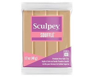 Polyform Sculpey Su 6301 48 g Individual Soufflé Clay Bar, Latte