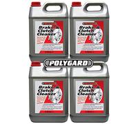Polygard NMIS12200C x4 Workshop Brake and Clutch/Maintenance Cleaner, 5L Volume