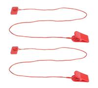PolyGen 2 Pcs Treadmill Key Replacement with Strong Clip for Clothing for Universal Treadmill Use Emergency Stop Switch Function Round Magnet Running Machine Security Lock