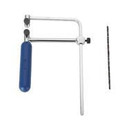 PolyGen Adjustable Saw Frame Kit for Jewelry Making, This U Shaped Saw Frame is a Versatile Jewelry Cutting Tool with 6 Spiral Blades for Multi Material Use (ASB400)