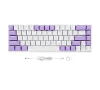 PolyGen Blue Switch Keyboard with Full Key Hot Swap USB C Wired Compact Design for 8 HarmonyOS Gaming