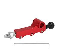 PolyGen Car Gear Shift Lever, Aluminium Alloy Performance Short Shifter Compatible with 2008-2013 for Enhanced Driving Experience, Red (Red)